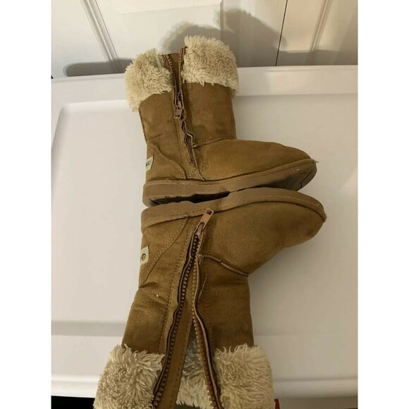 Boots‎ Girls Makalu California Tan 11 M Very Nice Faux Fur Inside - Picture 4 of 7